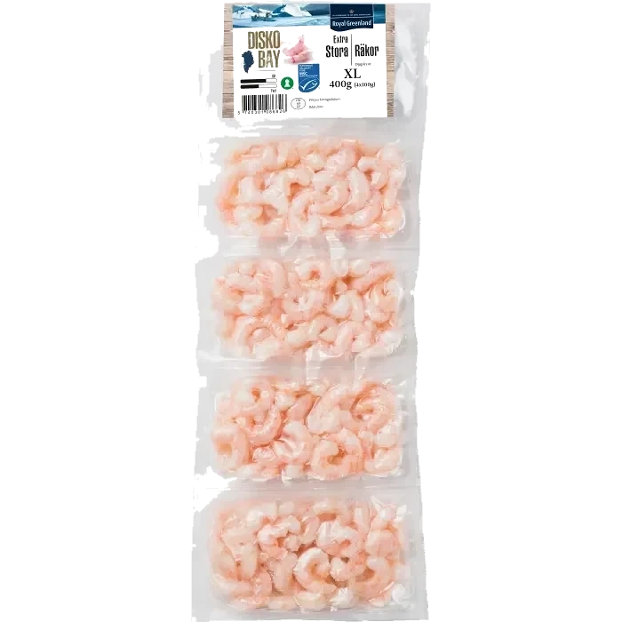 Räkor skalade XL Fryst 400g Royal Greenland