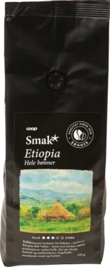 Smak* Kaffe Etiopia Hele Bønner 450g