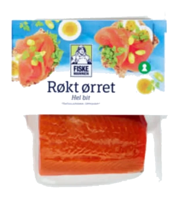 Ørret Røkt Bit Ca300g Fiskemannen