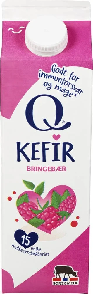 Kefir bringebær