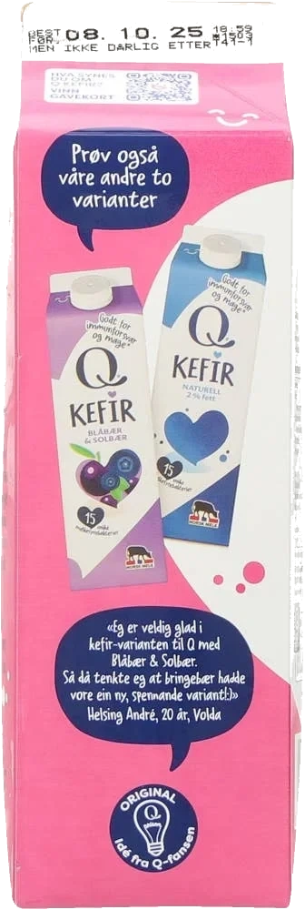 Kefir bringebær