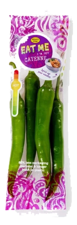 Chilipepper Grønn 3stk
