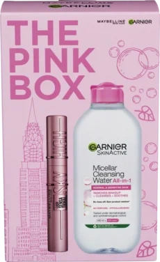 Maybelline Sky High Mascara + Garnier Micellar Water Julegave