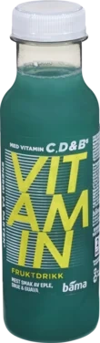 Vitamin Fruktdrikk m/Eple,Drue&Guava 330ml Bama