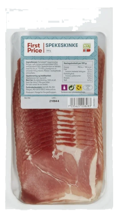 Spekeskinke 300g First Price