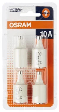 Sikringer 10a 4stk Osram