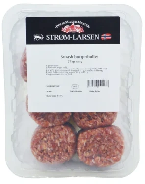 Smash Burgerboller 450g Strøm-larsen