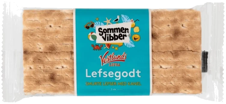 Vestlandslefsa Lefsegodt 2pk 75g