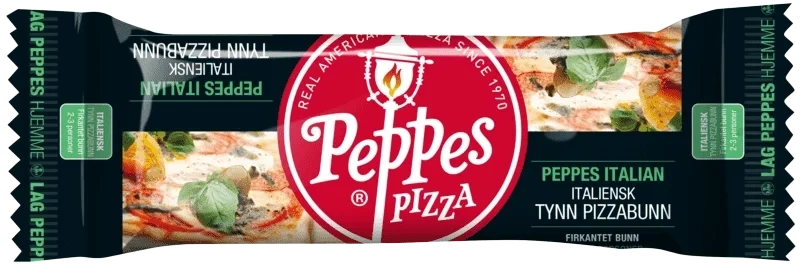 Peppes Italiensk Bunn Firkantet 400g