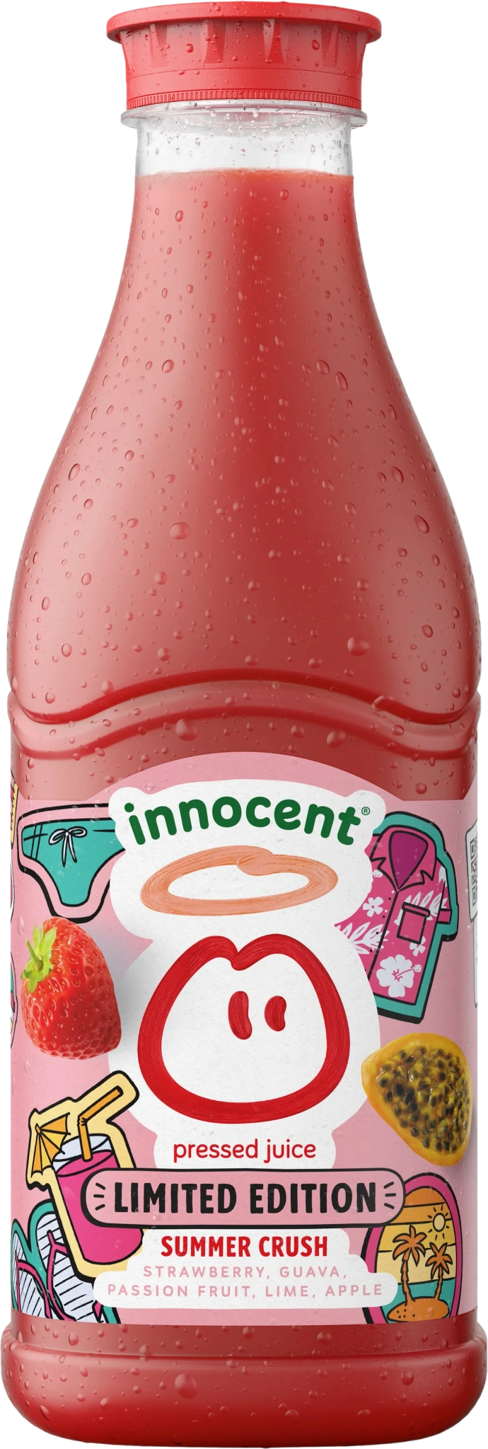Juice Jordgubb, lime & guava
