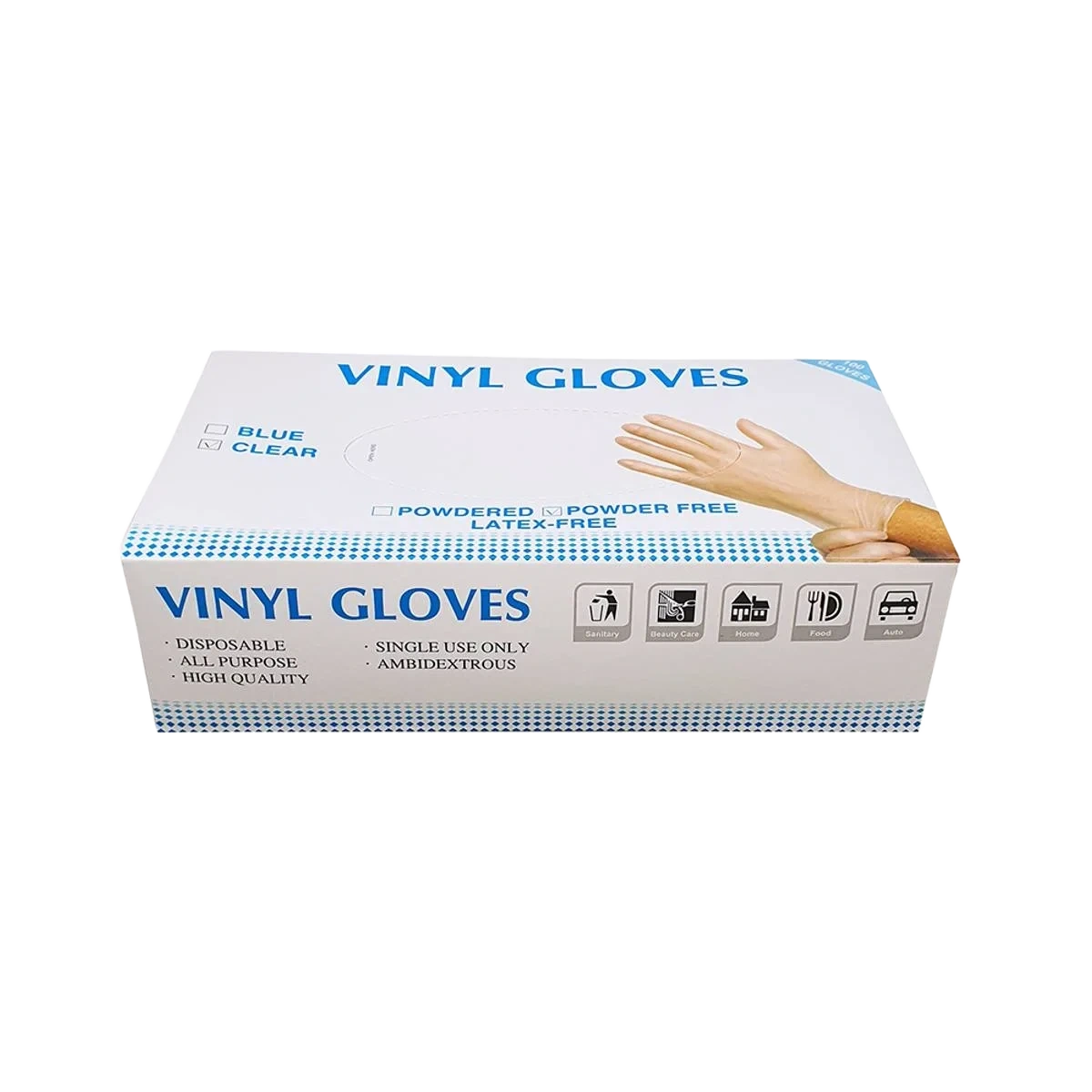 Vinylhansker 100-pk (L)
