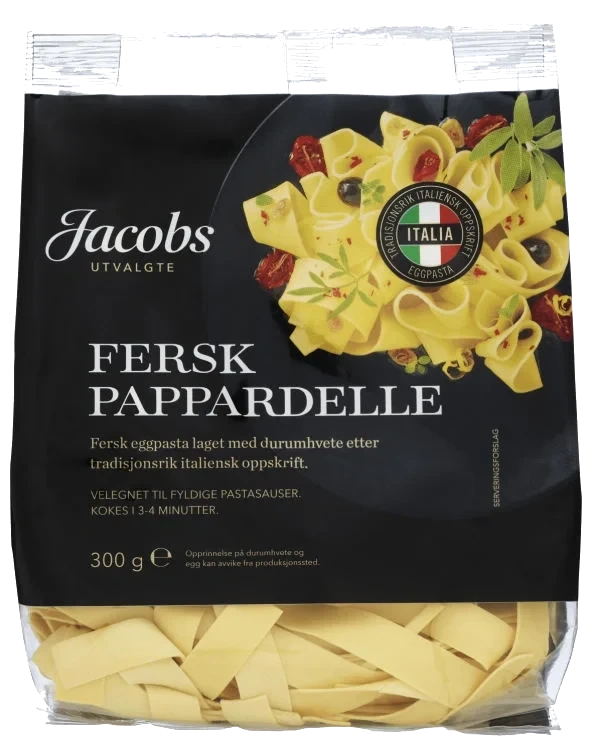 Pappardelle Fersk 300g Jacobs Utvalgte