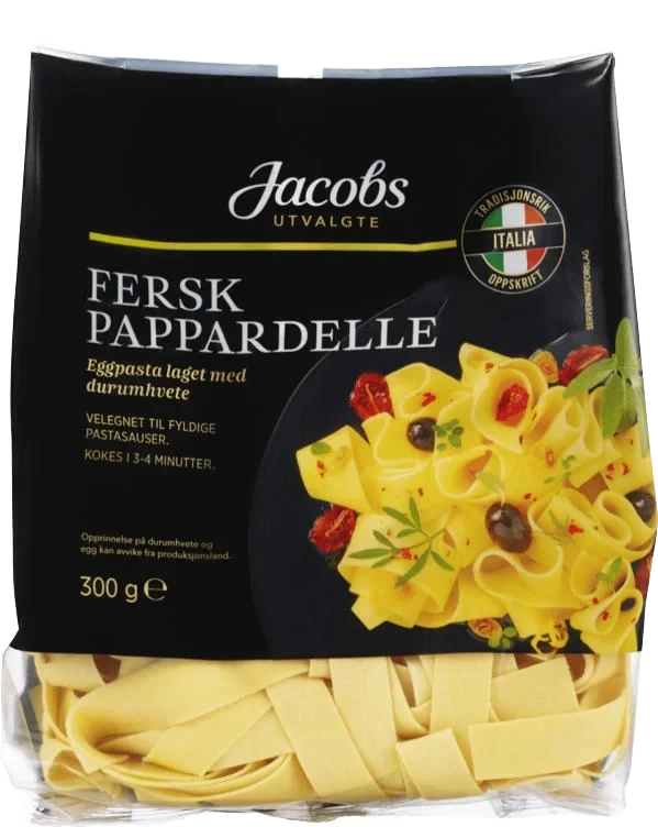 Pappardelle Fersk 300g Jacobs Utvalgte