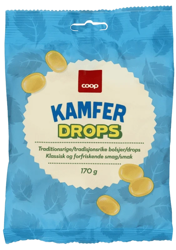 Coop Kamferdrops 170g
