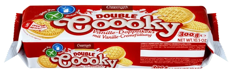 Double Cooky Vaniljekjeks Glutenfri