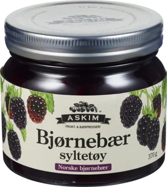 Bjørnebærsyltetøy 370g Askim Frukt – og Bærpresseri