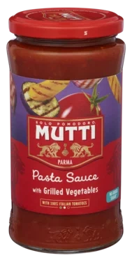 Pastasaus m/Grillede Gr.Saker 400g Mutti