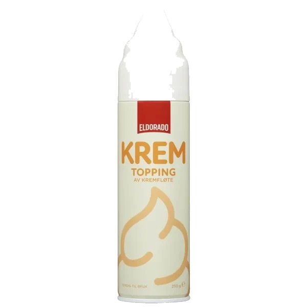 Krem Topping Av Kremfløte 250ml Eldorado