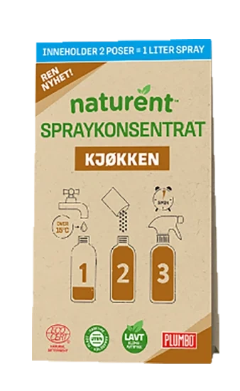 Naturent Spraykonsentrat Kjøkken 2x10g