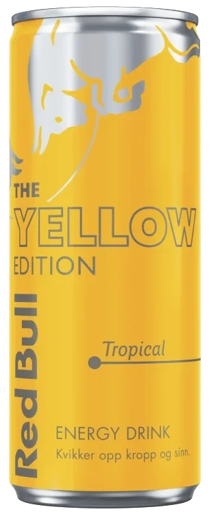 Red Bull Energidrikk Yellow Edition 250ml boks