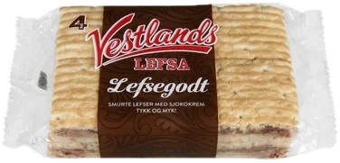 Vestlandslefsa Lefsegodt Sjoko 4pk 230g