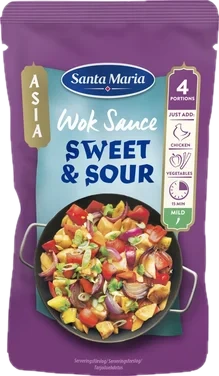 Sweet & Sour Wok Sauce 150g Santa Maria