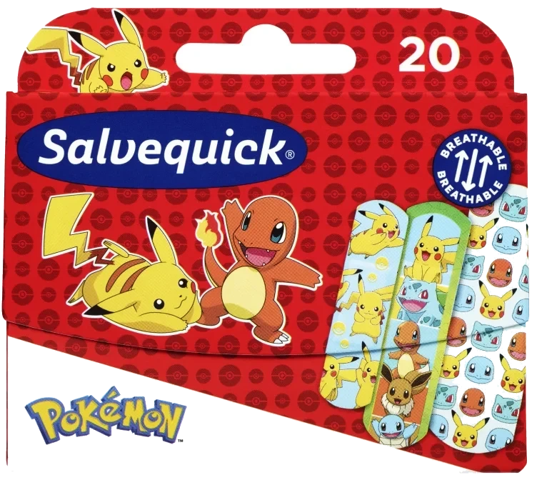 Plaster Pokemon 20stk Salvequick