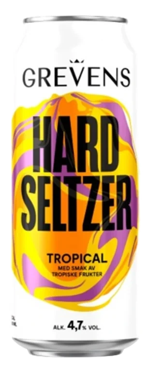 Grevens Hard Seltzer Tropical 0,5lx6 boks