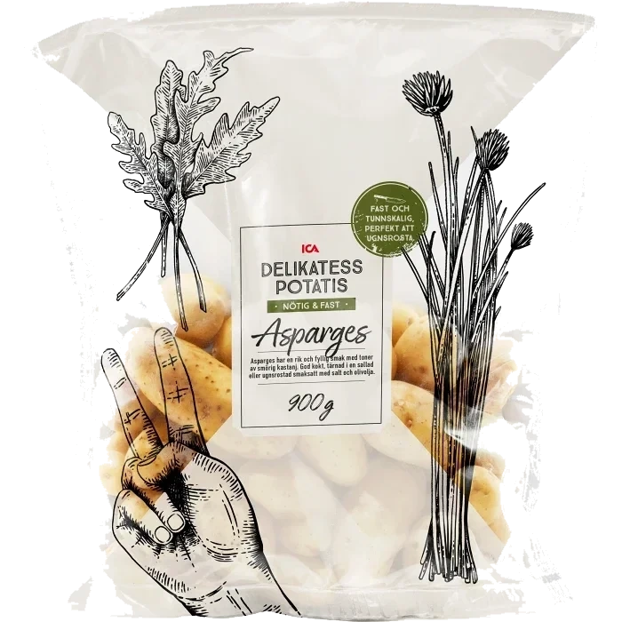 Delikatess Asparagespotatis 900g Klass 1 ICA