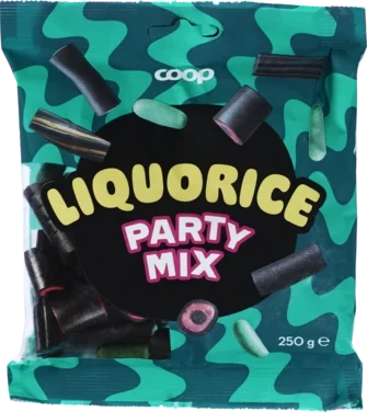 Coop Liquorice Party Mix 250g
