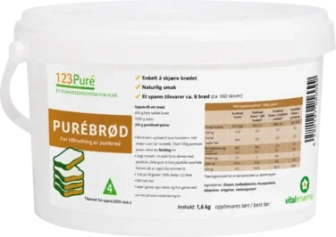 Vital Ernæring Purebrød Pulver, 1.6 kg
