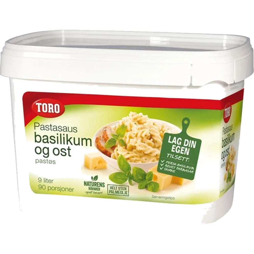 Pastasaus Basilikum & Ost 0,9kg