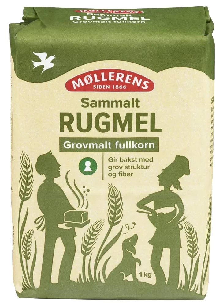 Sammalt rugmel