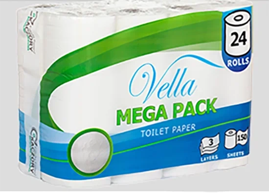 Vella Mega Pack Toalettpapir 24 pk