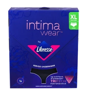Libresse Intimawear Hipster Black Stl Xl