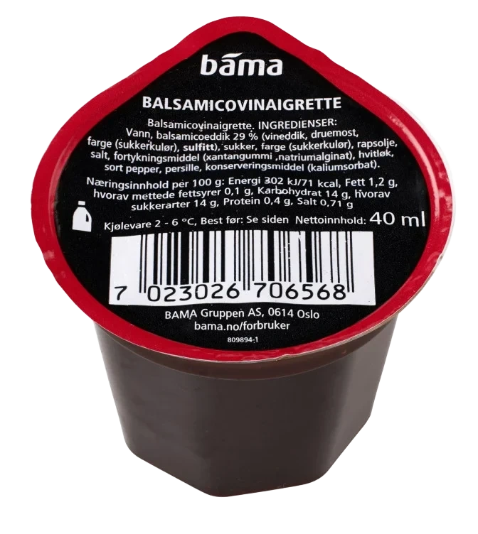 Dressing Balsamicovinaigrette 40g Bama Salatbar