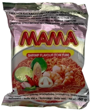 Mama Tomyum Shrimp Noodles 60g