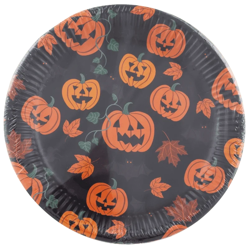 Moda Tallerken Halloween 23cm 8pk