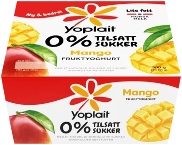 Yoplait 0% Yoghurt Mango 4x125g