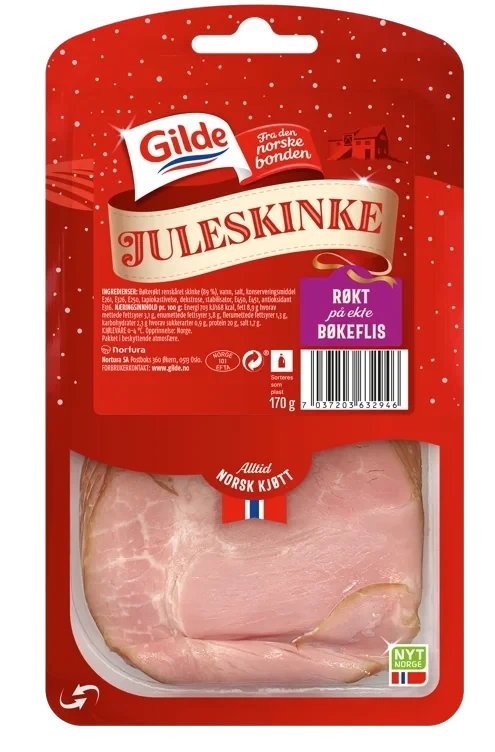 Juleskinke Røkt på Bøkeflis 170g Enh