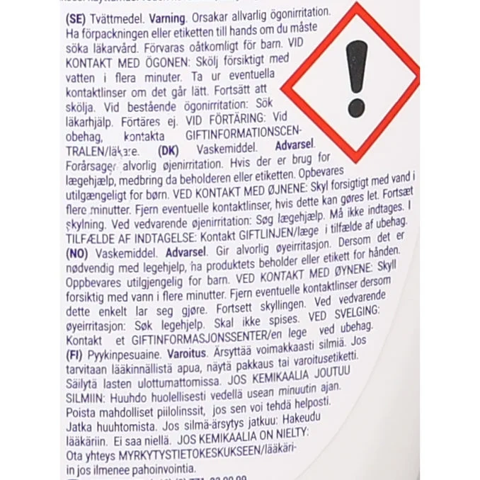 Tvättmedel Sensitive White