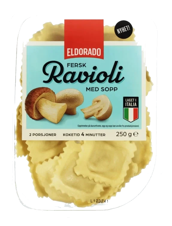 Ravioli m/Sopp 250g Eldorado