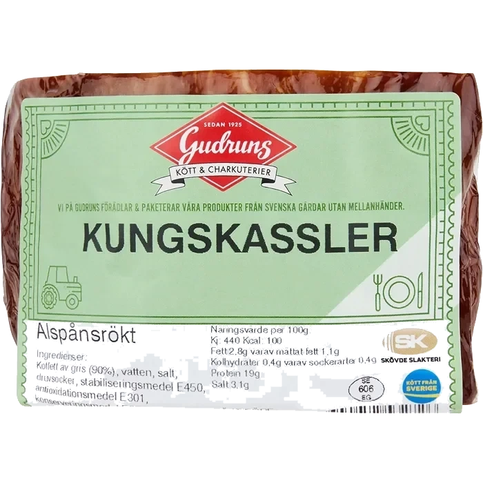 Kungskassler i bit ca 500g Gudruns