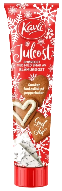 Juleost m/Blåmuggeost 175g Tube Kavli