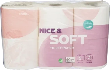 Nice & Soft Toilet Paper 6-pack 3 Ply