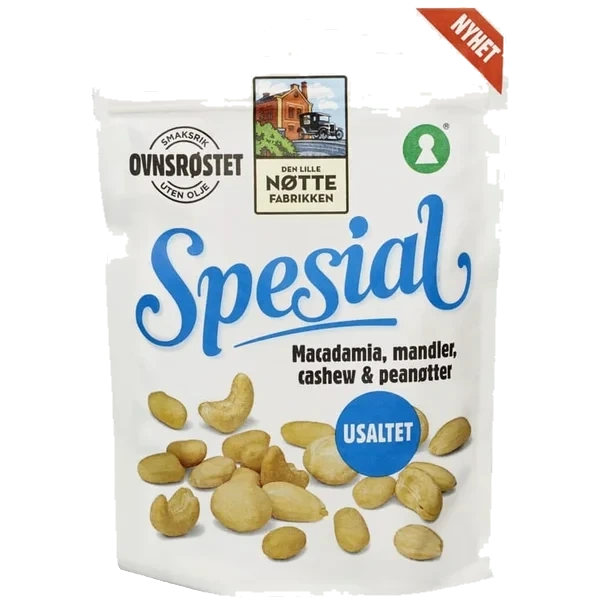 Dln Spesial Nøtter Usaltet 170g