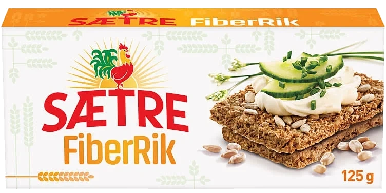 Fiberrik Solsikke 125g