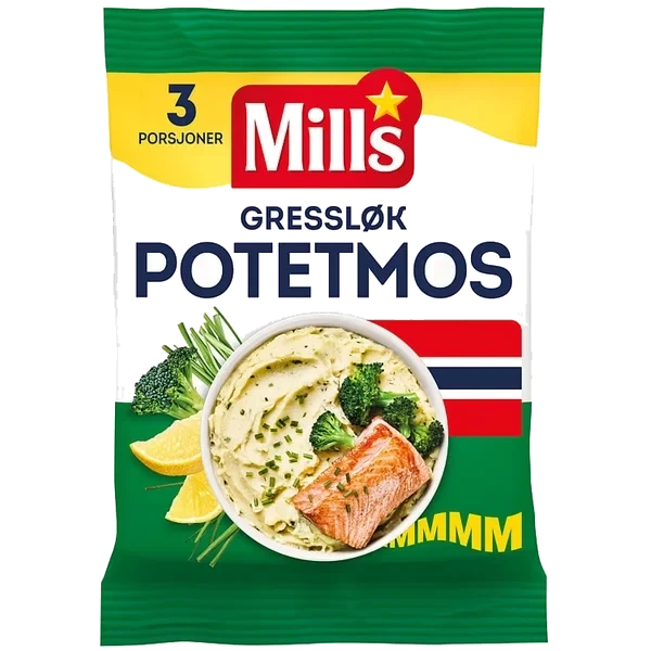 Mills Potetmos m/Gressløk 90g