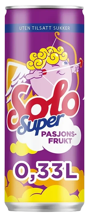 Solo Super Pasjonsfrukt 0,33l boks