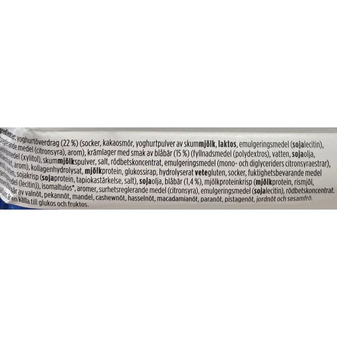 Proteinbar Blåbär 15-pack